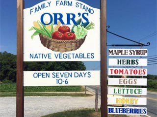 orrs family farm stand
